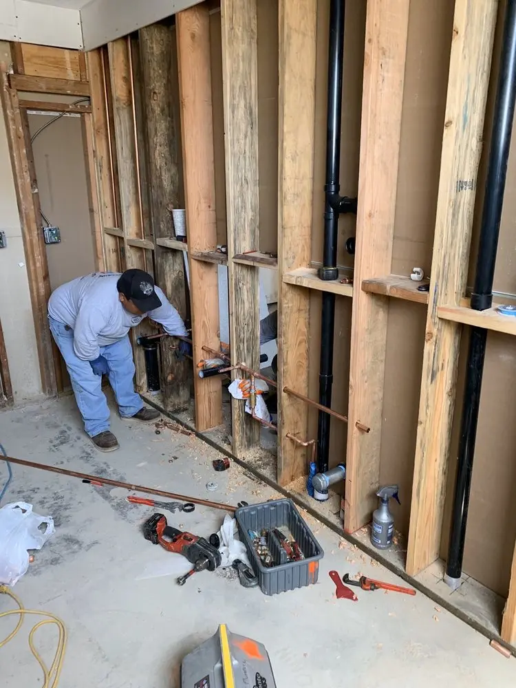 Commercial rough-in plumbing for Water Heater Replacement in Medford Lakes